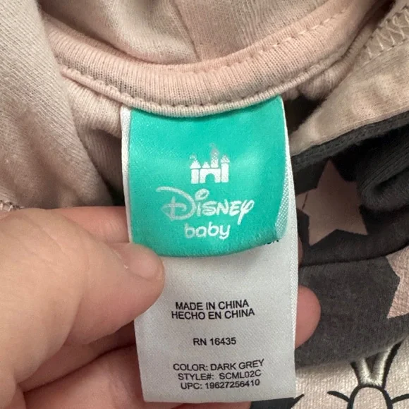 Disney Minnie Mouse Gray and Cream Bodysuit & Jacket Set - Picture 6 of 7